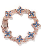Rose gold sea blue