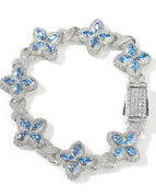 Silver ocean blue