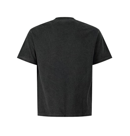TALKLESSFASHION Abstract print T-shirt short sleeve men's top cotton crew neck casual shirt loose summer ins hip hop street trend