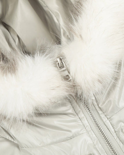 TALKLESSFASHION American mountain carved fur collar jacket