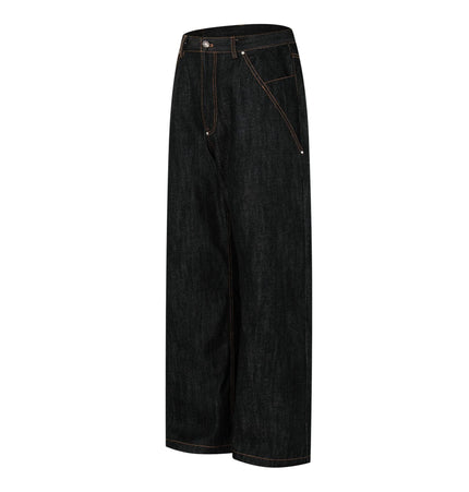 TALKLESSFASHION American retro cleanfit straight-leg jeans for men and women, versatile loose and casual, slimming long pants
