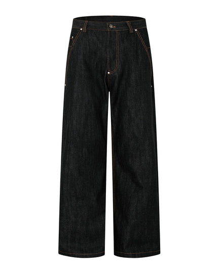 TALKLESSFASHION American retro cleanfit straight-leg jeans for men and women, versatile loose and casual, slimming long pants