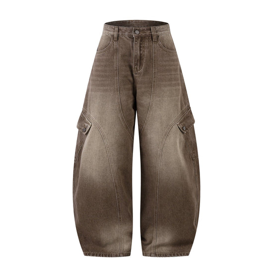 White Scimitar Jeans