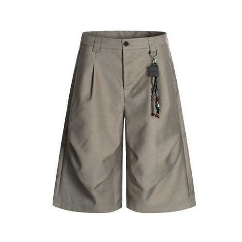 TALKLESSFASHION American Retro Drapy Pleated Suit Pants