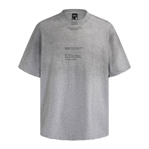 Half-Spray Abrasion Wash Archive Tee