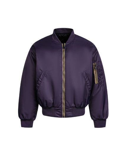 TALKLESSFASHION American Retro Padded Bomber Jacket