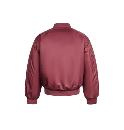 TALKLESSFASHION American Retro Padded Bomber Jacket