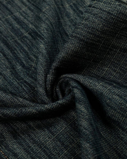 TALKLESSFASHION Bamboo Texture Wide-Leg Jeans