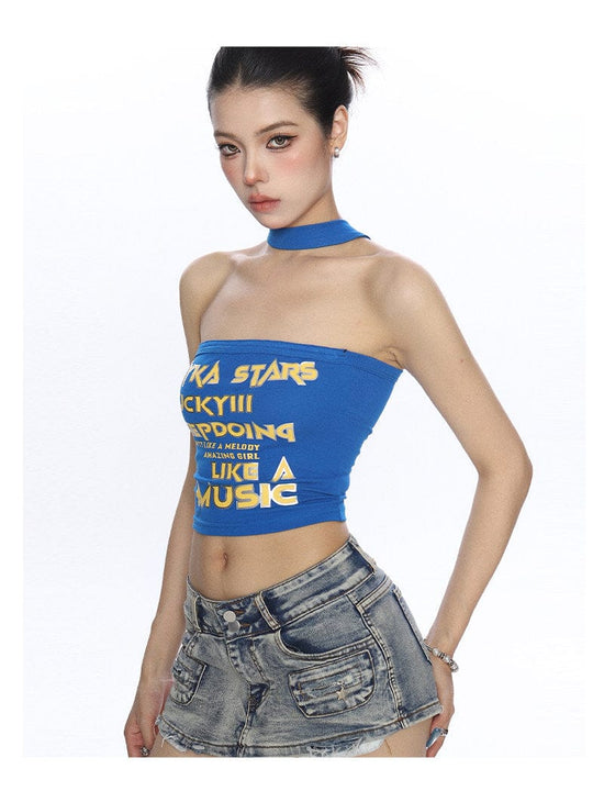 Halterneck Bandeau Vest