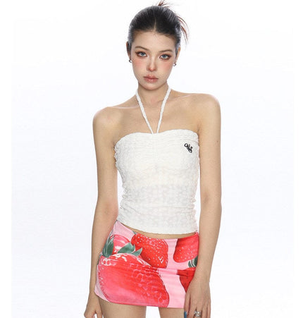 TALKLESSFASHION BIGGOLD sexy hot girl halterneck strap bandeau vest women's summer pure desire vacation style slimming sleeveless top