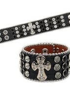 Black and white cross