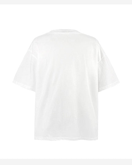 TALKLESSFASHION Black Wash Printed T-Shirt