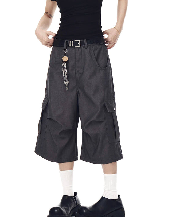Pleated Cargo Trouser