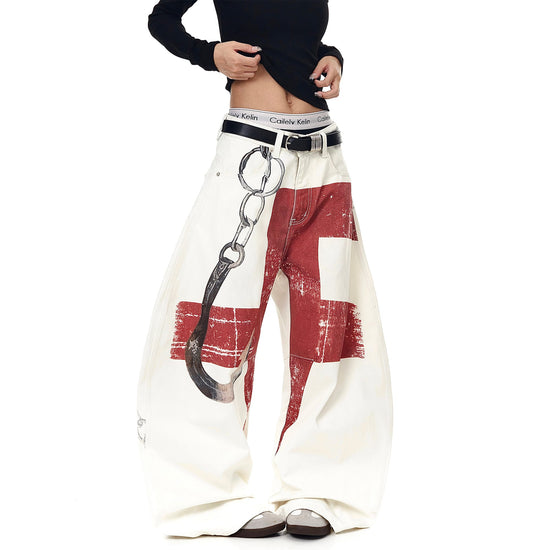 3D Scimitar Jeans