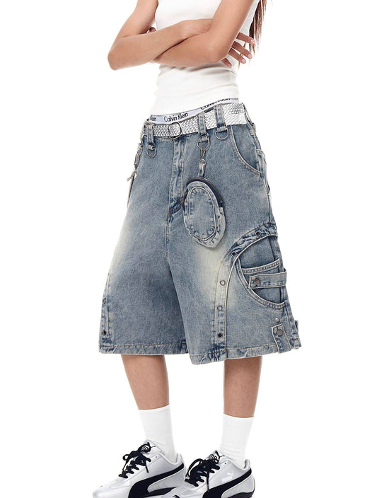 Punk Patchwork Short