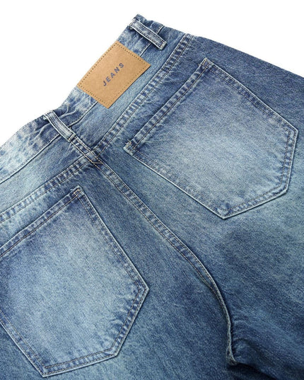 TALKLESSFASHION Blue Washed Denim jeans