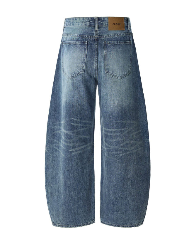TALKLESSFASHION Blue Washed Denim jeans
