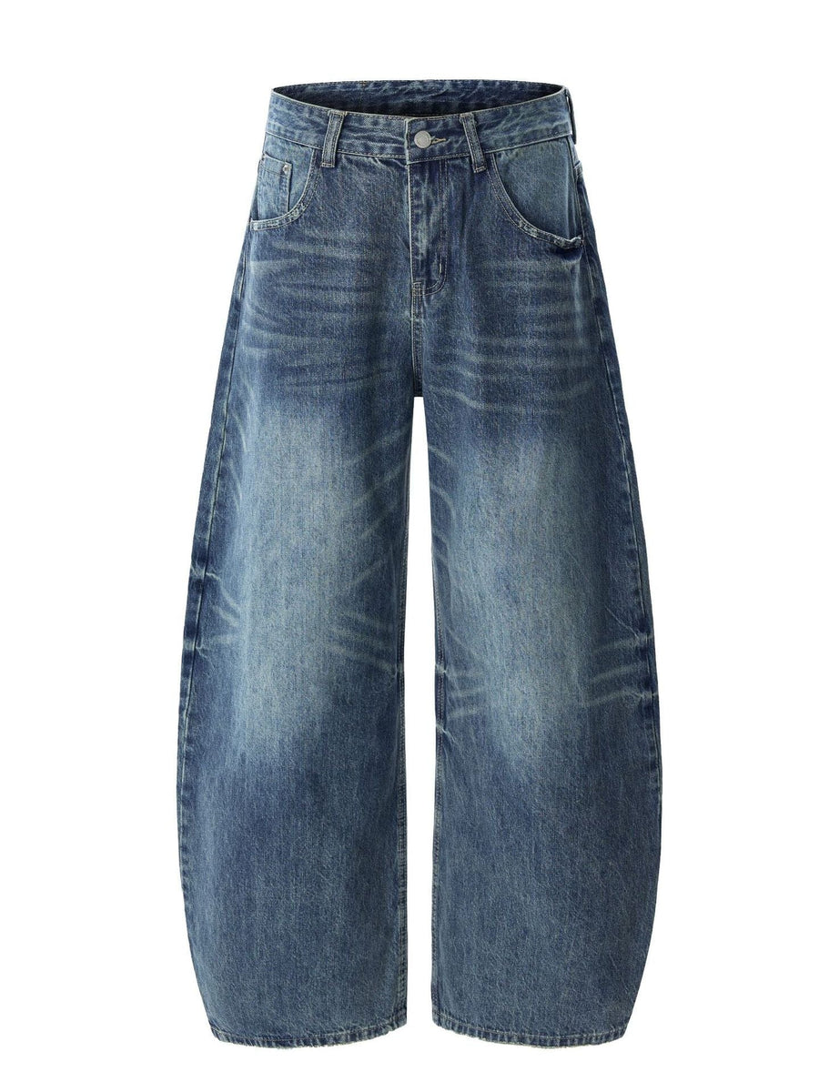 TALKLESSFASHION Blue Washed Denim jeans