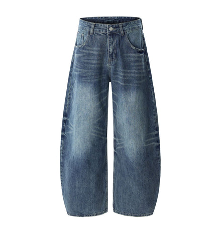 TALKLESSFASHION Blue Washed Denim jeans