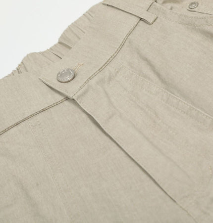 TALKLESSFASHION C896 American Vintage Summer High-End Multi-Pocket Outdoor Design Men's Loose Cropped Casual Cargo Shorts