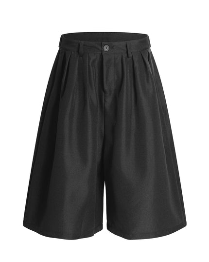 TALKLESSFASHION C910 American retro summer high-end multi-color pendant design men's loose cropped casual shorts