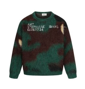 Camo Fringe Fleece Tactical Sweater