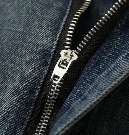 TALKLESSFASHION Camouflage Contrast Stitched Jeans