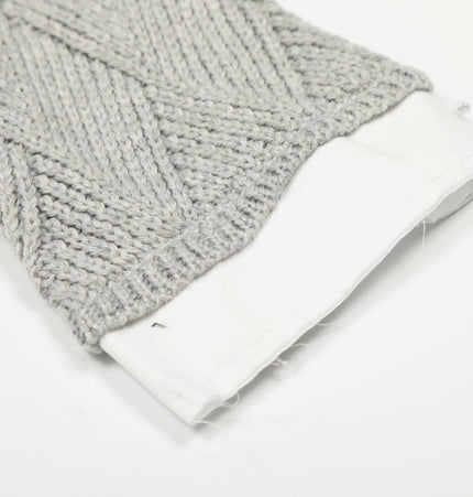 TALKLESSFASHION Campus Style Fake Two-Piece Sweater