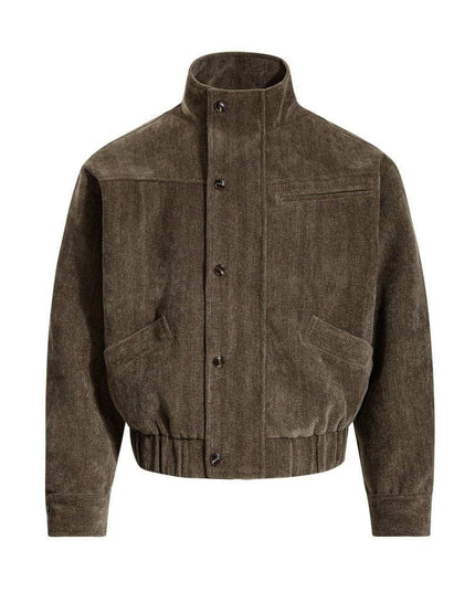 TALKLESSFASHION Cargo Stand-Up Collar High Street Jacket