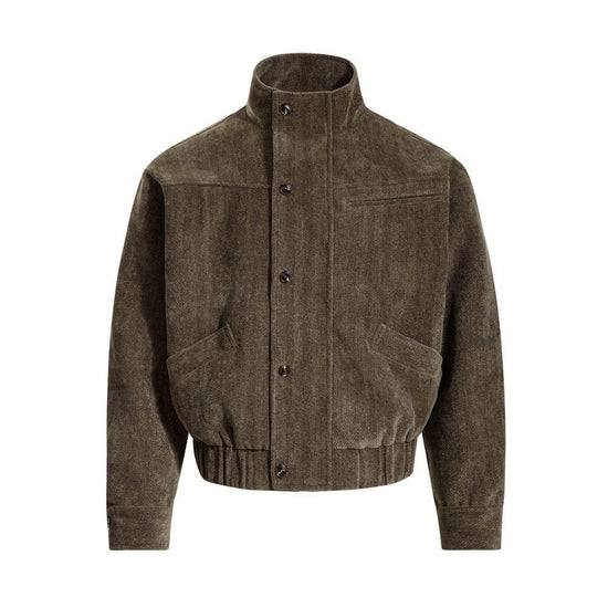 Stand-Collar Cargo Jacket