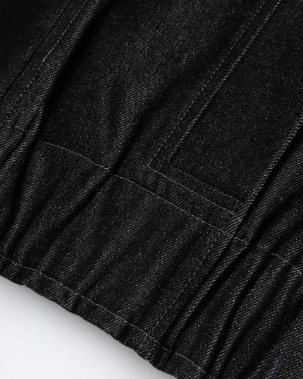 TALKLESSFASHION Chaotic Contrast Patchwork Street Jacket