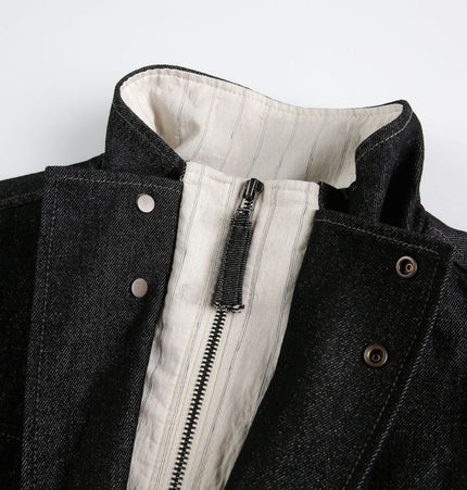 TALKLESSFASHION Chaotic Contrast Patchwork Street Jacket