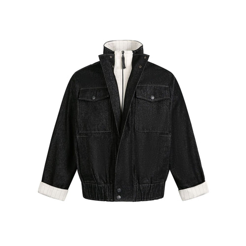 THETLSTUDIO Chaotic Contrast Patchwork Street Jacket