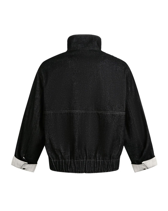 TALKLESSFASHION Chaotic Contrast Patchwork Street Jacket