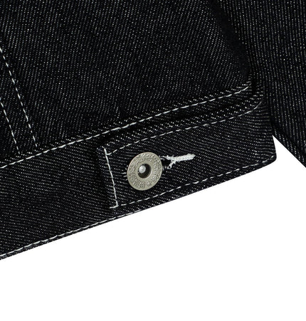 TALKLESSFASHION Chaotic High Street Individuality Design Loose Denim Jacket