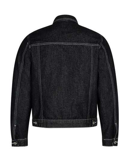 TALKLESSFASHION Chaotic High Street Individuality Design Loose Denim Jacket