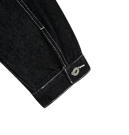 TALKLESSFASHION Chaotic High Street Individuality Design Loose Denim Jacket