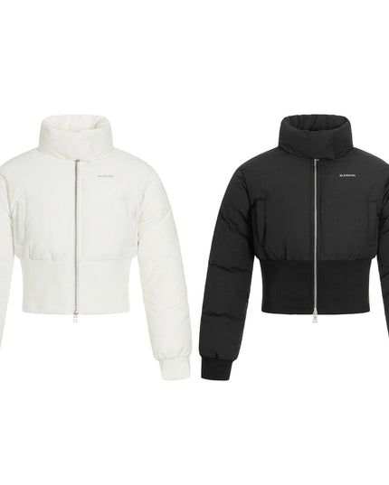 TALKLESSFASHION Cinched Waist Padded Jacket