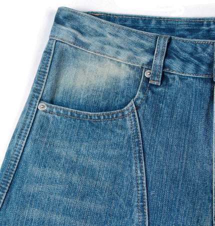 TALKLESSFASHION Clean Fit Machete Denim