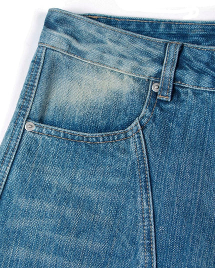 TALKLESSFASHION Clean Fit Machete Denim