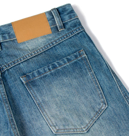 TALKLESSFASHION Clean Fit Machete Denim