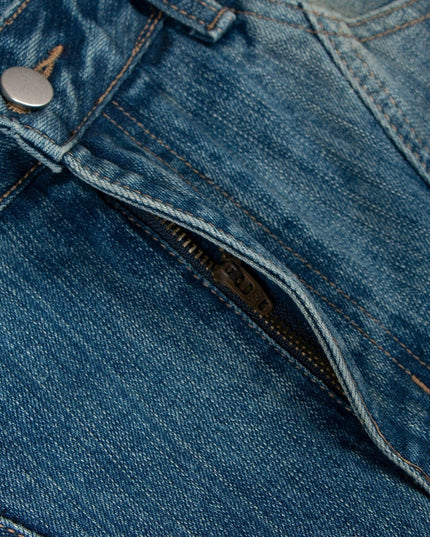 TALKLESSFASHION Clean Fit Machete Denim