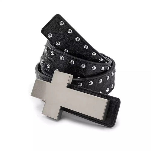 THETLSTUDIO Crack smash cross belt belt subculture style hiphop punk rock hip hop personality