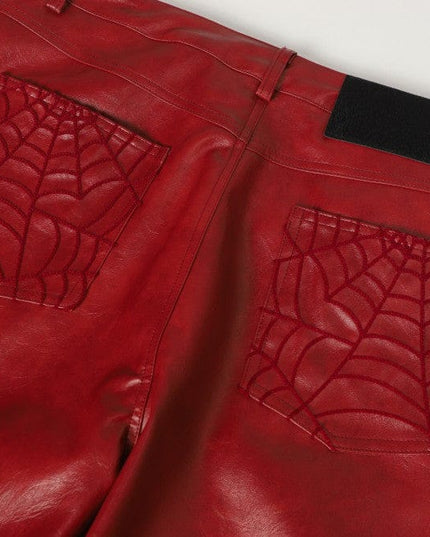 TALKLESSFASHION Crocodile print shoulder pads, leather jackets, jackets, niche European and American hiphop jackets, men's trends, high-end vintage tops