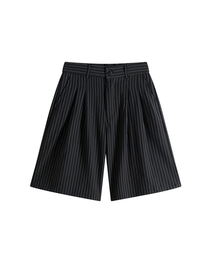 TALKLESSFASHION Cropped wide-leg retro Jorts ----7083