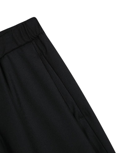 TALKLESSFASHION D2509 American Retro Unisex Pendant Trendy Pleated Design Men's Loose Casual Capri Shorts