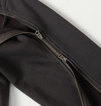 TALKLESSFASHION Deconstructed Gradient Zipper Jacket