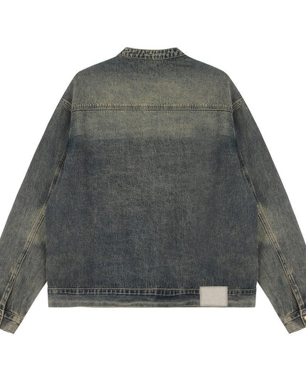TALKLESSFASHION Denim Cargo Pants Jacket Men's Coat