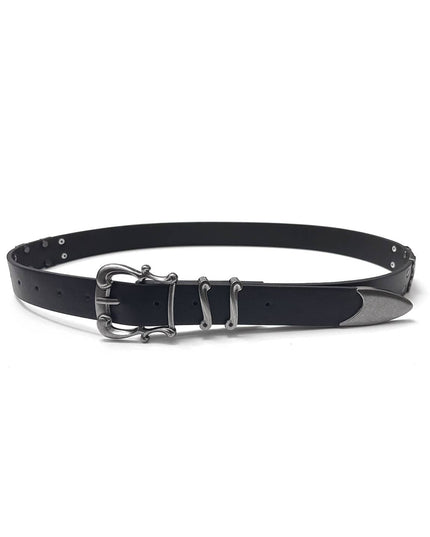 TALKLESSFASHION Direction of Light iris foil sword road trousers belt high intelligence cleanfit belt men's simple