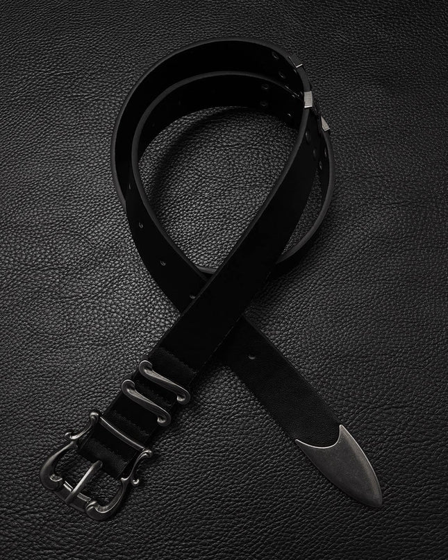 TALKLESSFASHION Direction of Light iris foil sword road trousers belt high intelligence cleanfit belt men's simple